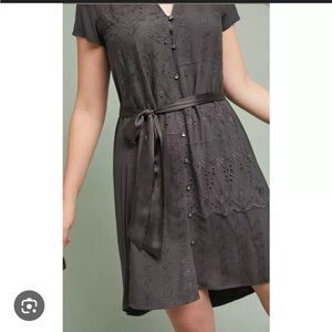 TINY Anthropology Stone Harbor shirt dress